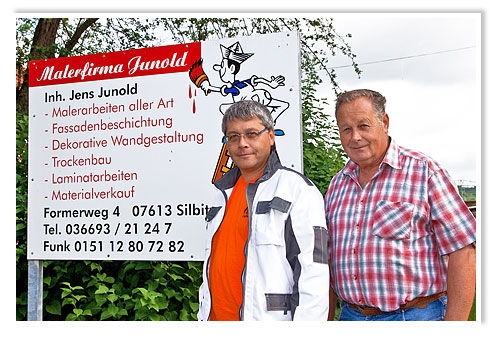 Jens Junold und sein Vater Horst Junold